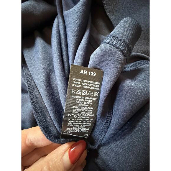 Joanna Hope Navy Beaded Gown - Size 30 - Picture 12 of 16